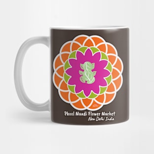 Phool Mandi Flower Market, New Delhi India Mug